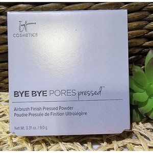 IT Cosmetics Bye Bye Pores Pressed Powder, Translucent Airbrush Finish, 0.31 oz.